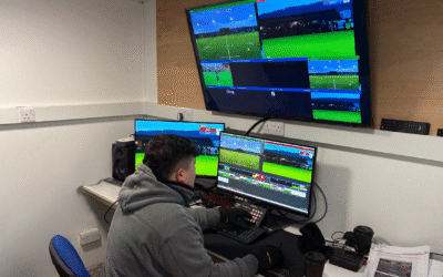 CJP Broadcast delivers new pitch-side media facility for Cinderford RFC